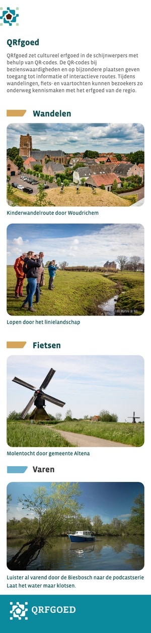 Website van QRfgoed op mobiel